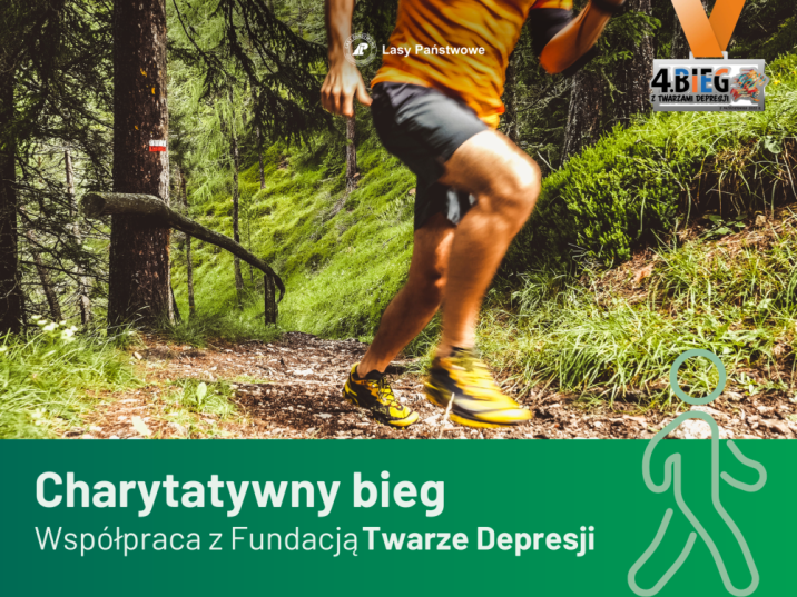 Plakat Biegu z Twarzami Depresji